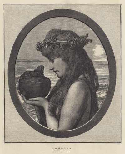 Pandora von Lawrence Alma Tadema